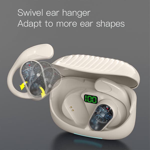Bluetooth-headset, trådlöst Bluetooth-headset, 5,3-tums smart digital display affärs-high-end-headset