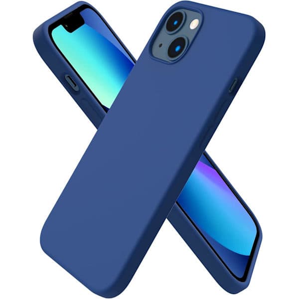 iPhone 13 Case, Liquid Silicone Case for 6.1 inch iPhone 13, Ultra-Thin Case, Full Body Shockproof Protective Soft Case Royal Blue Royal Blue