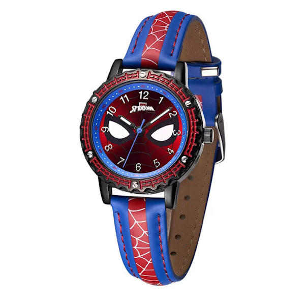 Ny kreativ højkvalitets Marvel Spiderman tegneserie dreng studerende anime ur B B Blue