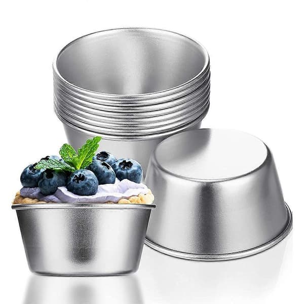 10 stk. individuelle former eggterteformer, pudding- og cupcakeformer, mini sjokoladefondantformer style1197