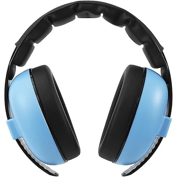 Children'S Ear Protectors, Noise-Reducing Earmuffs With Soft Foam Ear Cups, Adjustable Ear Protectors, Foldable Safety Earmuffs, Blue