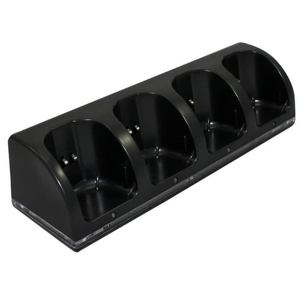 Laddningsbara batteripack & dubbel laddningsdocka för Wii-fjärrkontroll - Svart