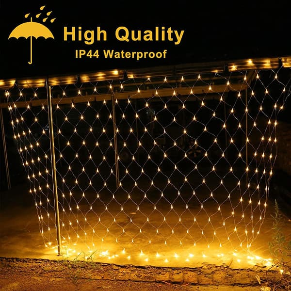 200 LED julelys 3 x 2 meter Cool White 3*2Meter-【110V】Riktigt vitt