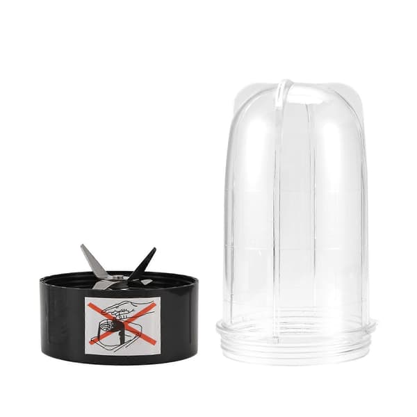 Magic Cup og Bladerstatning, Magic High 16 Oz kopper og Premium Ekstraktorblad passer til Magic 250W modeller Black & transparent