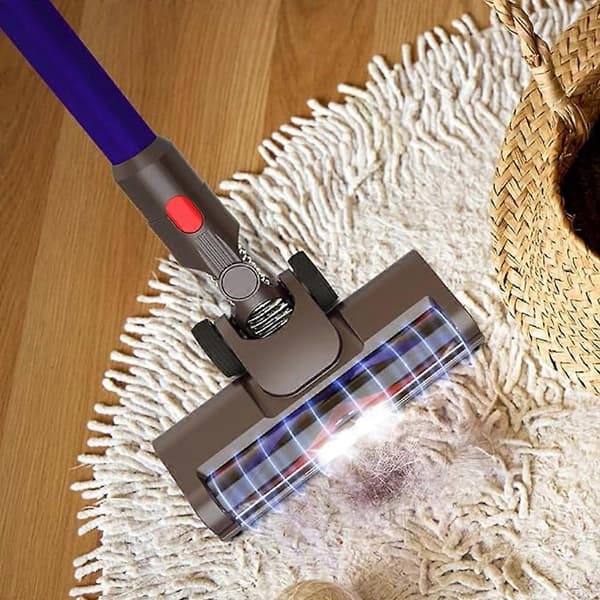 Trådløs støvsugertilbehør Trægulvstilbehør til Dyson med LED-lys Purple One Size