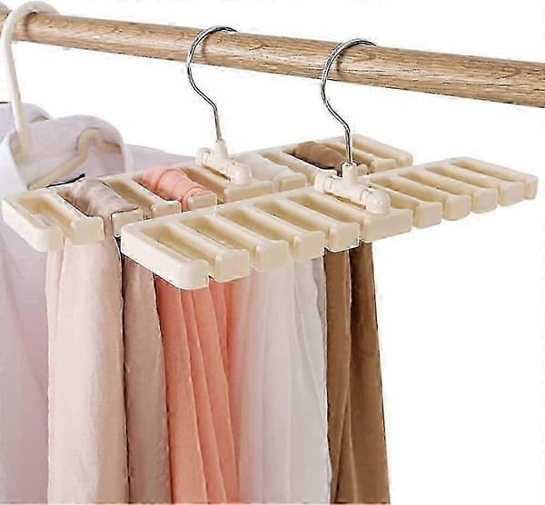 25-26 Bælteholder, Plastik Bæltebøjle, Pladsbesparende, Metalkrog