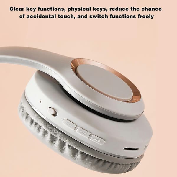 Trådløst Bluetooth-headset Metal Teleskopisk Nyt Stort Høretelefon Bluetooth-headset B