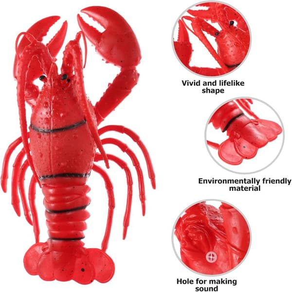 Legetøj Hummer Gummi, Hummer Form Simulering Blød Gummi Model