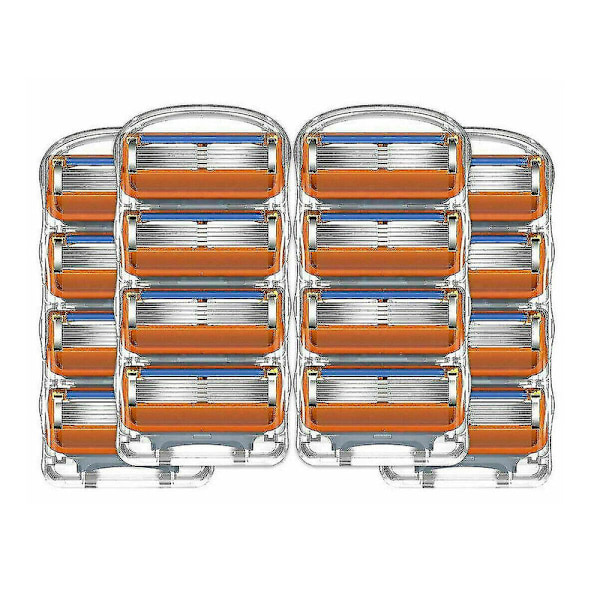 4 - 52 Pack Rakblad för Män, Kompatibla med Fusion 5 16 pack