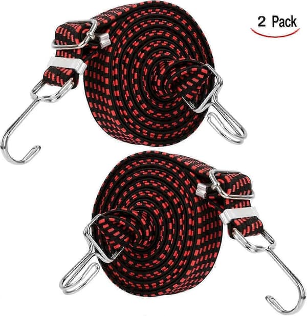 2st Bungee Strap Bagagerep, Spännband, Bagage Bungee Rep, Bil/skåpbil Bungee Rep
