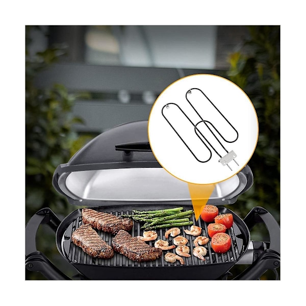 Grillvarmeelementer til Q240 Q2400-serie grill, reservedel til 70127 elektrisk varmeelement