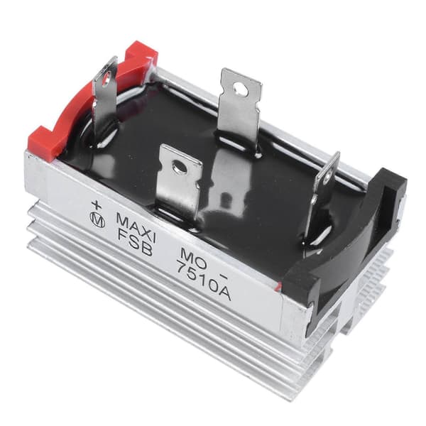 5X Aluminium Køleplade Base Enkeltfaset Broensretter Diode 75A 1000V