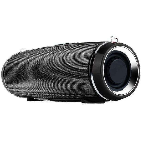 Bærbar Bluetooth-høyttaler med dyp bass rød