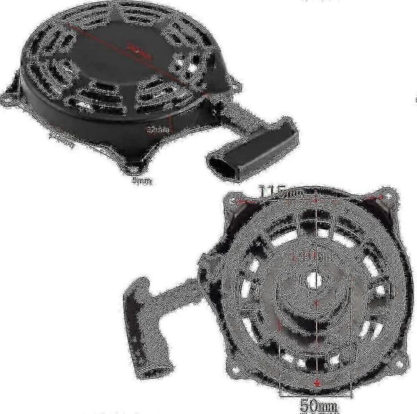 497680 Tilbagespolingskabelstarter til Toro og Husqvarna maskiner