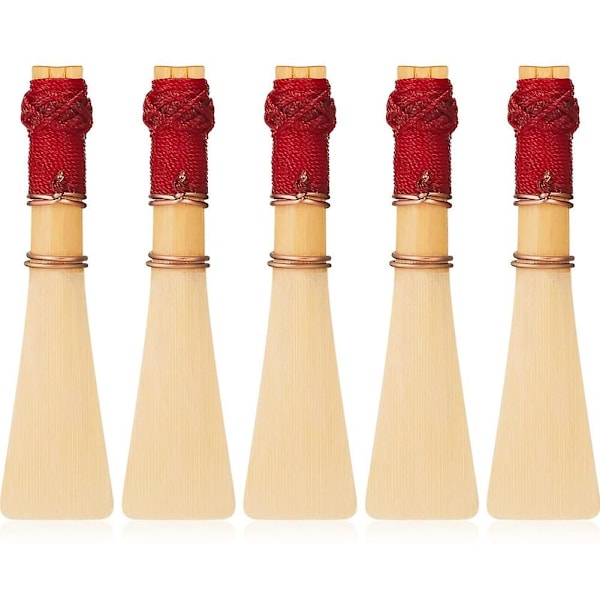 5 stk. Fagot Rør med 1 Fagot Rør Beskyttelsesetui Fagot Rør Medium Blød Fagot Rør Etui H as shown