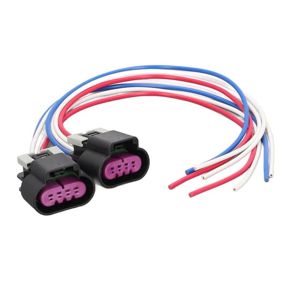 2 pcs Headlight Connector Pigtail Adapter Wiring Harness for Dodge Charger Xenon HID Replacement