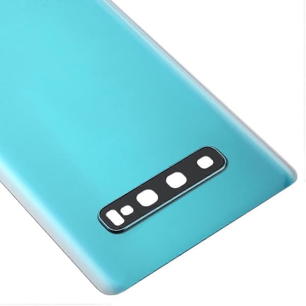 [Ny] Batterilucka för Galaxy S10+ med kameralins Green