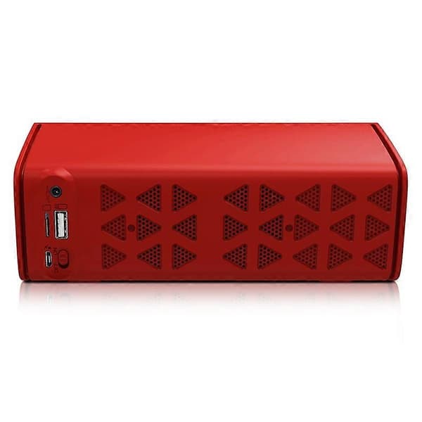 NewRixing NR-3021 TWS ontto kolmiokuvioinen Bluetooth-kaiutin Red