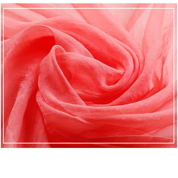 Fin muslinhalsduk för kvinnor - Enfärgad - Mått: 70 x 70 cm