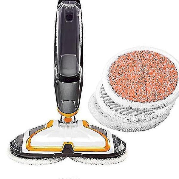 6-pakning dampmoppputer erstatning kompatibel med Bissell Spinwave 2039a 2124 2037 mopprengjøringsputer