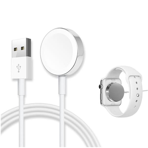 Ladekabel for Apple Watch / iWatch hvit Vit white