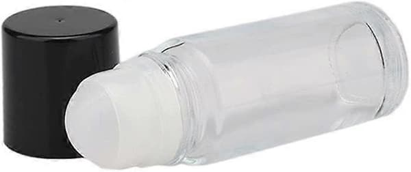 2 kpl 50 ml/1,7 unssin lasinen deodoranttipullo, tyhjät roll-on-pullot deodorantille