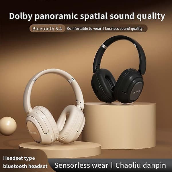 BH900 Stereo Hodebåren Støyreduserende Trådløs Bluetooth Hodetelefon Khaki