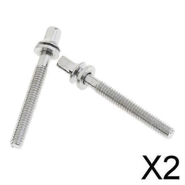2X 2 stk. trommespenningsstenger i rustfritt stål for trommedeler tilbehør 54 mm