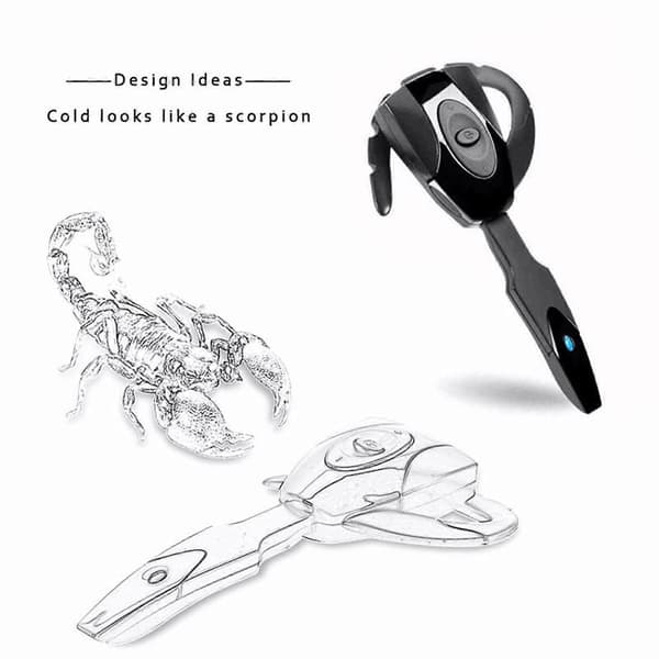 Bluetooth-headset, öronkrok-headset, handsfree-headset, Bluetooth-headset med mikrofon, trådlösa Bluetooth-telefonheadset med