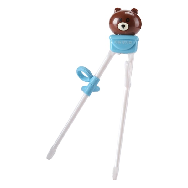 Spisepinner for barn Morsomt dyredesign Sklisikkert, avtagbart ergonomisk treningspinner Bestikk for barn Bear