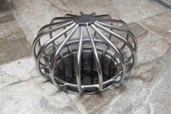 Takrennebeskyttelse Silnett Deksel Stopper Blader og Avfall Silver S