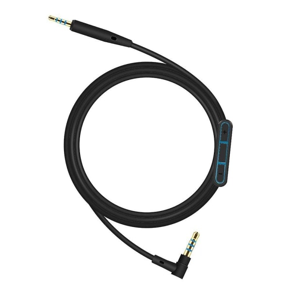 Ofc erstatningsstereo lydkabel forlengelseskabel for Sennheiser Pxc550 Pxc480 Pxc 550 480 Mb660 Mb 660 Uc Ms-hodetelefoner (med mikrofon)