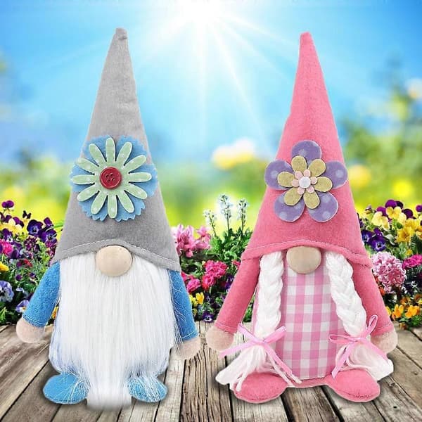 Fiberduk Jul Tomtar Dockleksaker Dvärg Dekor Party Favorit Tomte A