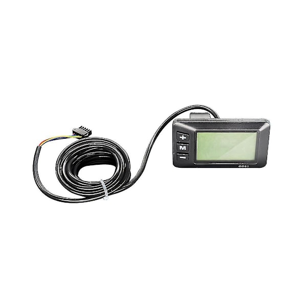 36v 48v Elektrisk Cykel Gd01 Lcd Display Panel Med Almindelig Stik E-cykel Display Meter Tilbehør