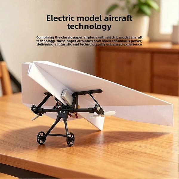 RC-papirflymotor-sæt Let at DIY fjernstyret flysæt Gave til børn Enda