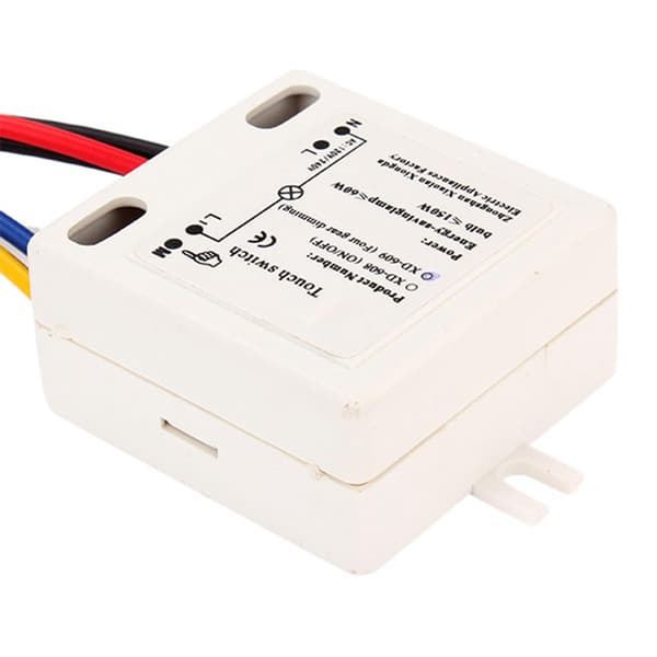 5 stk XD-609 4-modus av/på berøringsbrytersensor for 220V wolframlampe
