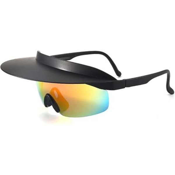 Ellipse Hatt Solbriller Trendy Solbriller UV400 Solbriller UV-blokkerende Menn Kvinner Klassisk Trendy A