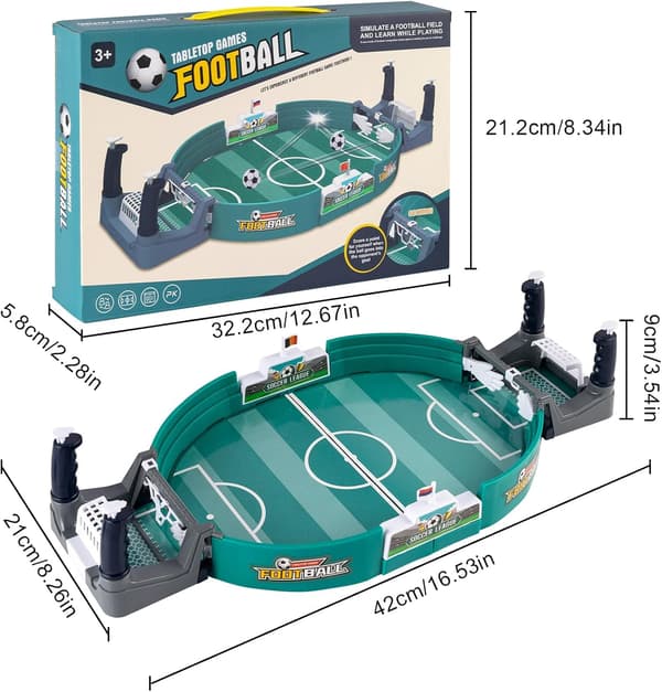 Fodboldspil til to: Interaktivt Fodboldspil med Bord, Bolde & Bræt.