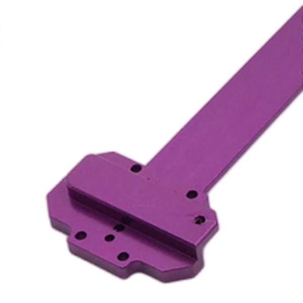 Metal RC Aksel og Plade til 124019 1/12 RC Modelbil Erstatningsdele Purple