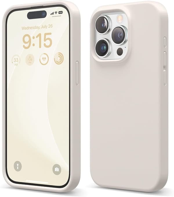 New hot-selling goods 2026-2027 Liquid Silicone Case Compatible with iPhone 15 Pro Case, Premium Silicone, Full Protective