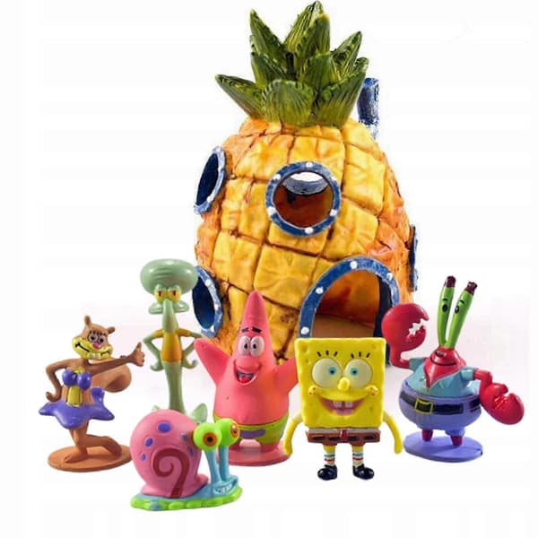 12 stk. Spongebob Firkant Actionfigurer Sæt