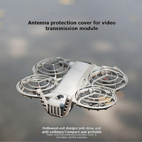 Videotransmissionsmodul Antenne Beskyttelsesdæksel til DJI NEO 2 Essential Drone Tilbehør Gray