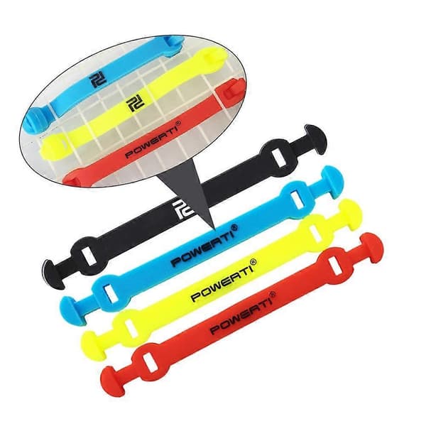 10 stk. elastiske tennisracketdempere silikonstropper tennisracket vibrasjonsabsorberende støtdempende