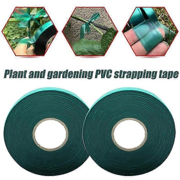 Plante- og havearbejde PVC-stroppetape 45 meter havetræ grøn strop