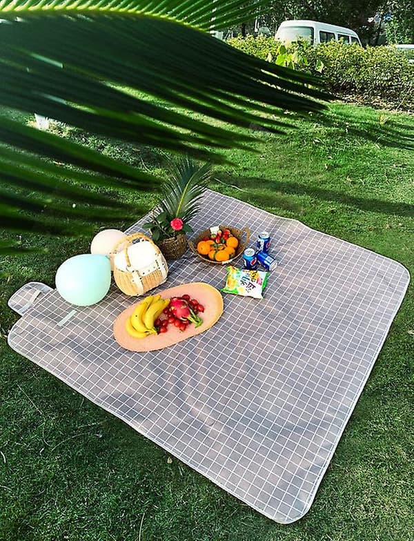 Piknikteppe Vanntett Campingteppe Reiseteppe Strandteppe khaki