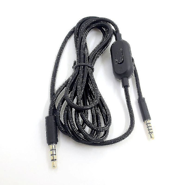 3,5 mm - 3,5 mm äänikaapeli Logitech G Pro X / G Pro -pelipäänauset Black