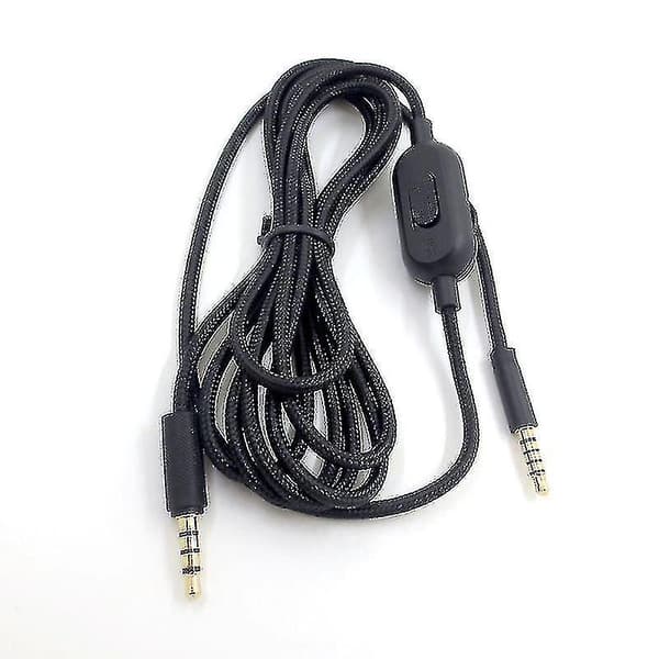 3,5 mm til 3,5 mm lydkabel kompatibelt med Logitech G Pro X / G Pro Gaming Headset Black