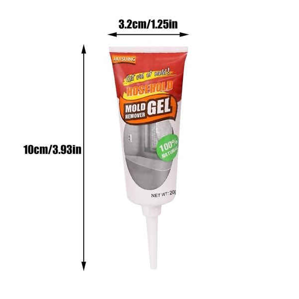 Husholdningsmiddel til fjernelse af skimmel og mug i gelform - Keramikfliser, poolvægge, skimmelpletter 1Pcs