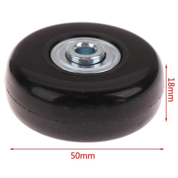 Ersättningshjul för resväskor, 50 mm axlar, Deluxe + skruv Hfmqv
