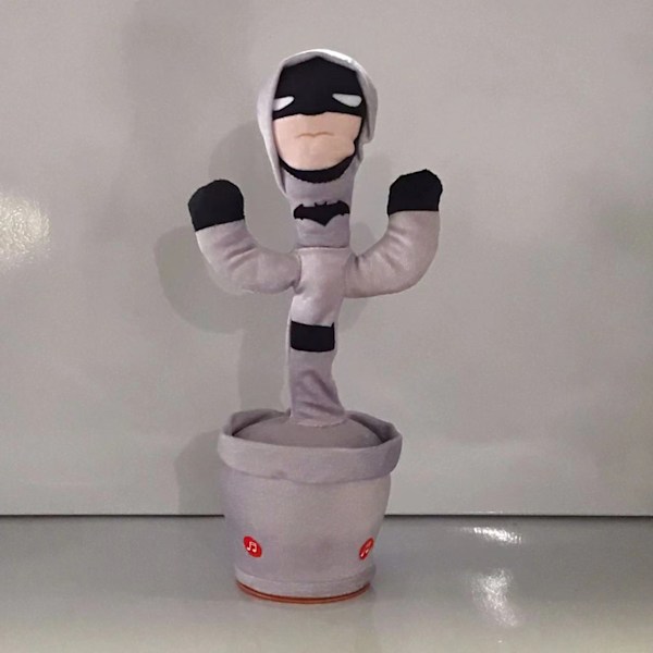 Dansende kaktus der gentager det du siger, syngende kaktus optagelseslegetøj batman
